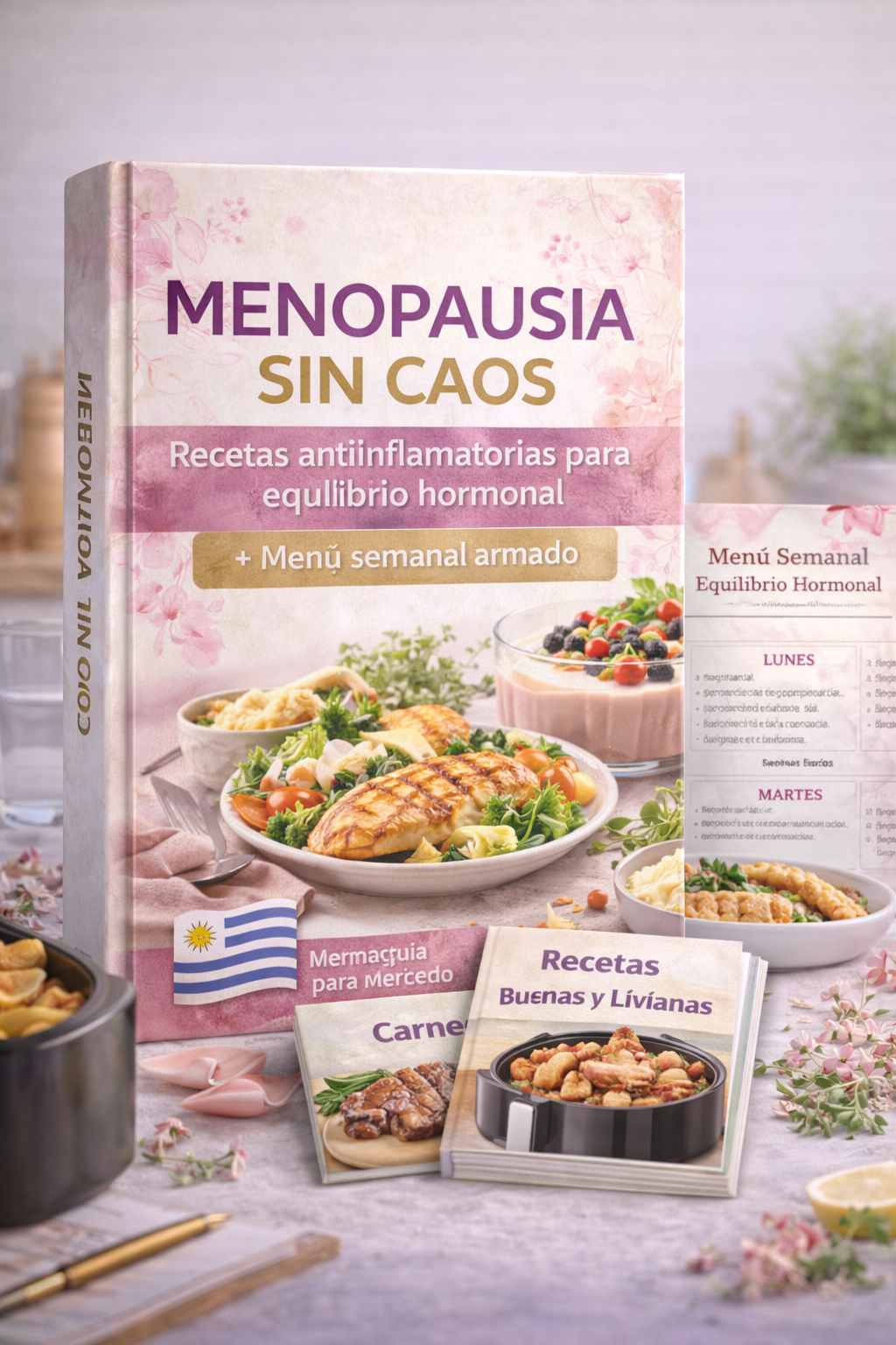 MENOPAUSIA SIN CAOS – Recetas Antiinflamatorias + Menú Semanal